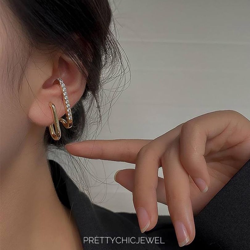 Golden Ear hook Earring