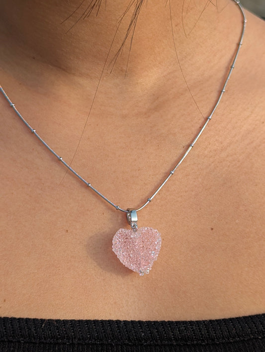 Pink Candy 🍭🍭Heart Pendant