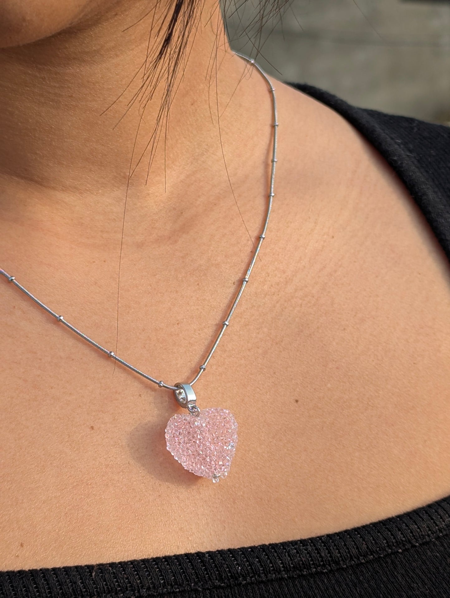 Pink Candy 🍭🍭Heart Pendant