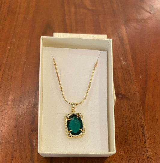 Rhinestone Diamond Anti Tarnish Pendant