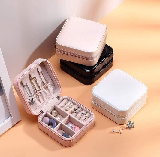 Mini Pink Jewelry Organizer Without Jewelry