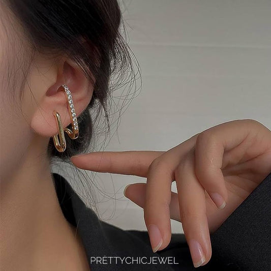 Golden Ear hook Earring