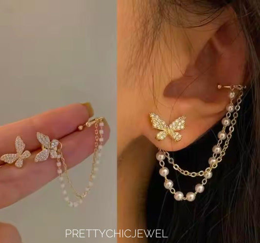 Butterfly 🦋🦋 one Ear cuff Earrings
