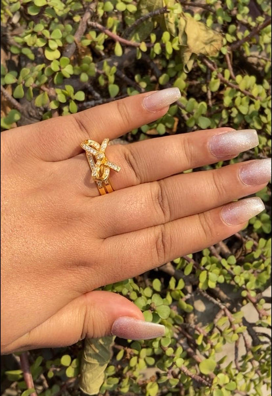 Adjustable Golden Bow 🎀🎀 Ring 💍💍